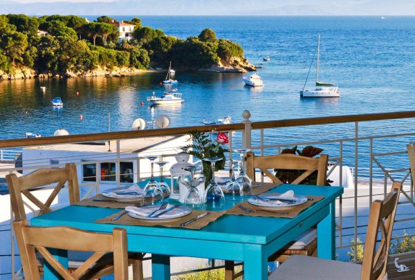 Остров Крит Греция кафе