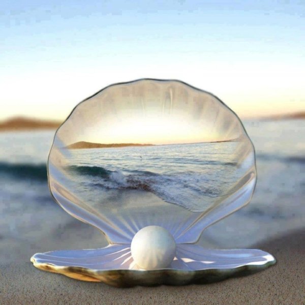 Морская Жемчужница моллюск