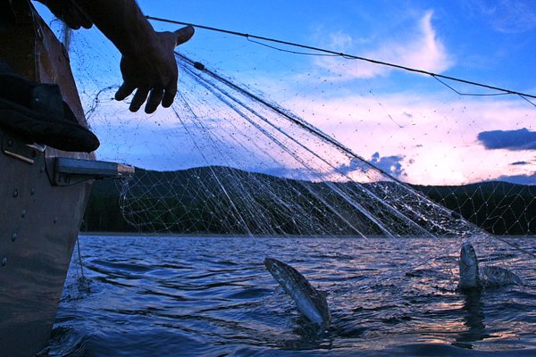 Рыбаки в море