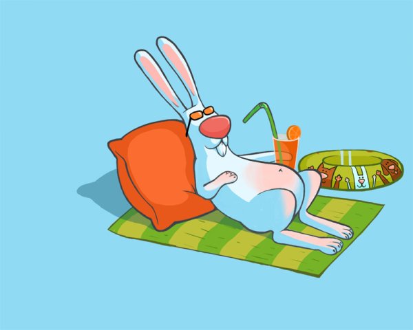 Прикольный заяц