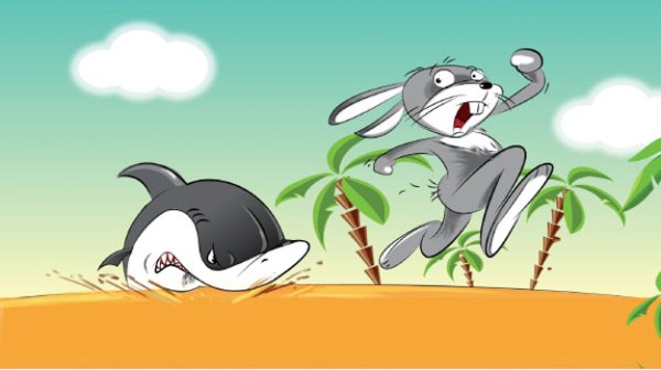 Зайка на море