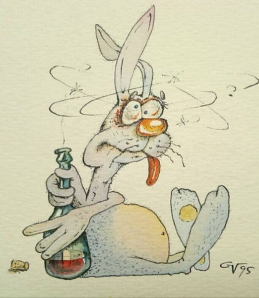 Испуганный заяц