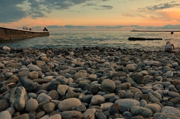 Морской берег Лазаревское