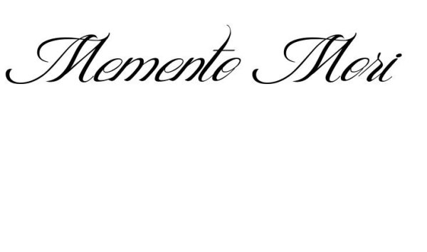 Memento Mori тату эскиз