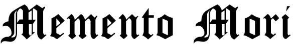 Готик шрифт МЕМЕНТО Мори