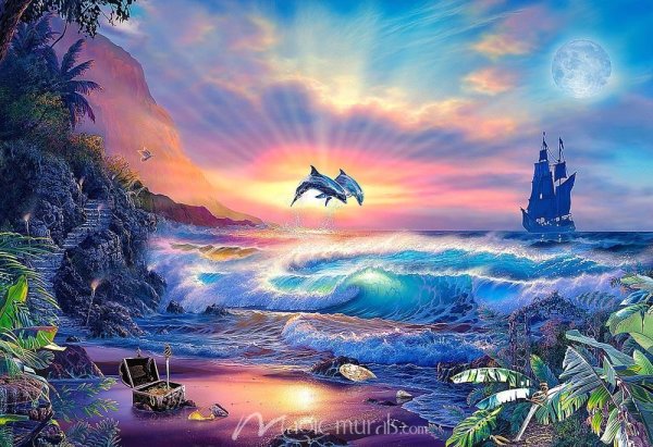 Волшебный морской пейзаж