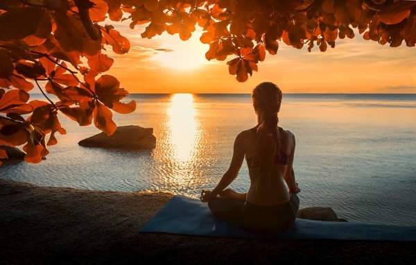 Медитация на берегу моря
