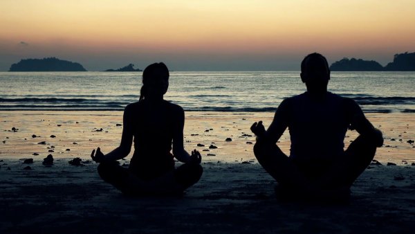 Медитация на берегу моря