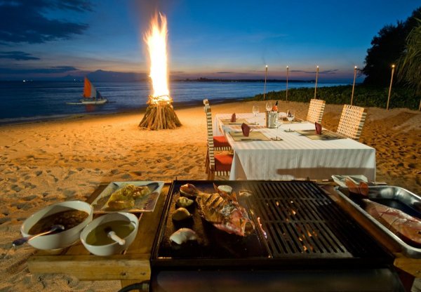 Барбекю на пляже