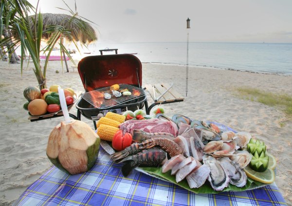 Шашлык на море