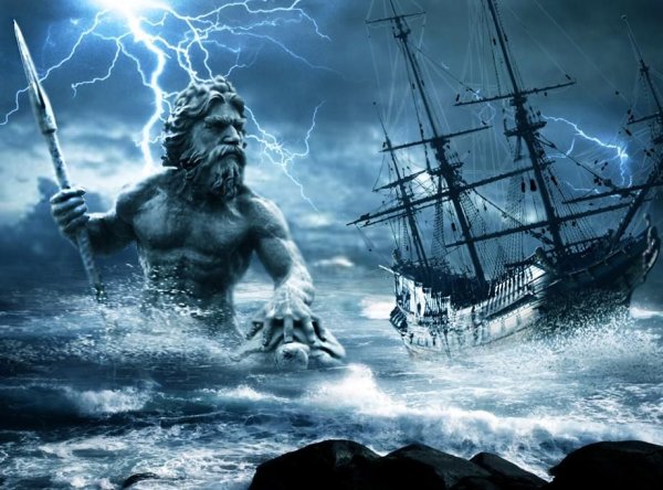 Бог моря в древней Греции Посейдон