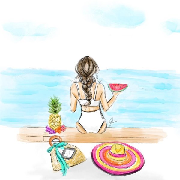 Отпуск иллюстрация