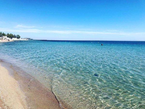 Крым Евпатория Заозерное пляж