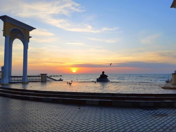 Набережная им Горького в Евпатории