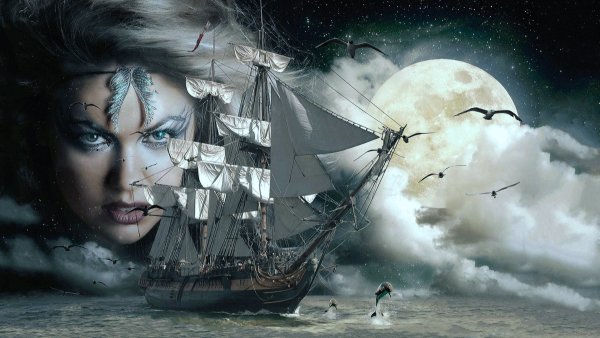 Морская богиня Калипсо