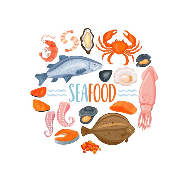 Рамка с морепродуктами