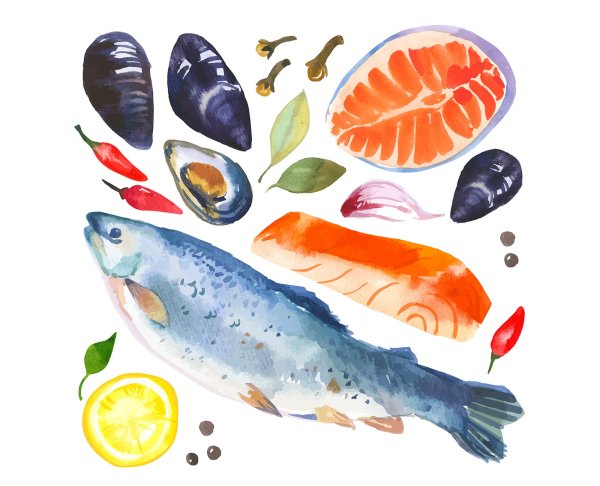 Морепродукты паттерн