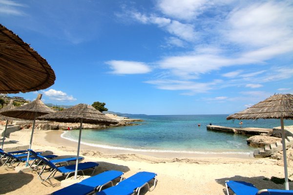 Ионическое море Алюания пляж Ксамил