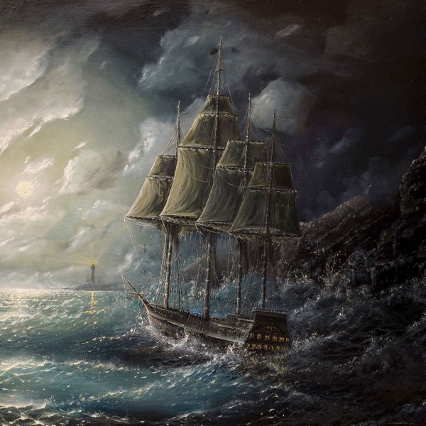 Картина Летучий голландец Айвазовского