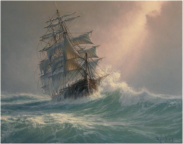 Марек Рузик современный польский художник-маринист