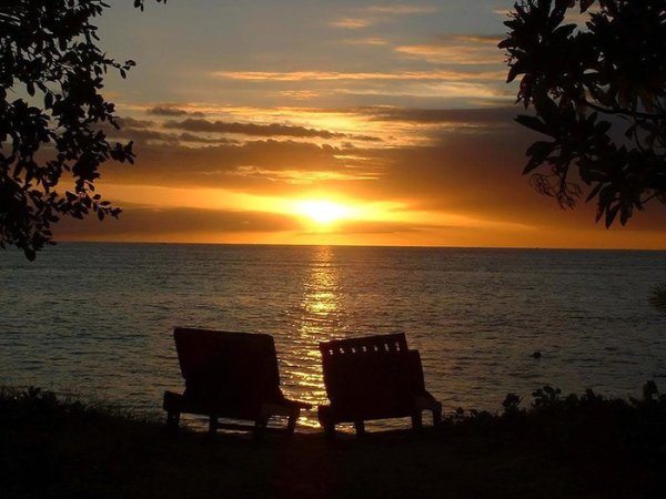 Лето море вечер