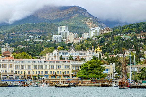 Ялта вид на город