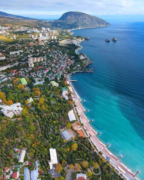Посёлок Гурзуф в Крыму
