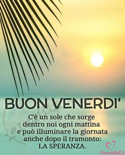 Buon venerdi природа