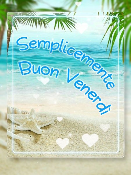 Cartoline buon giorno пляж