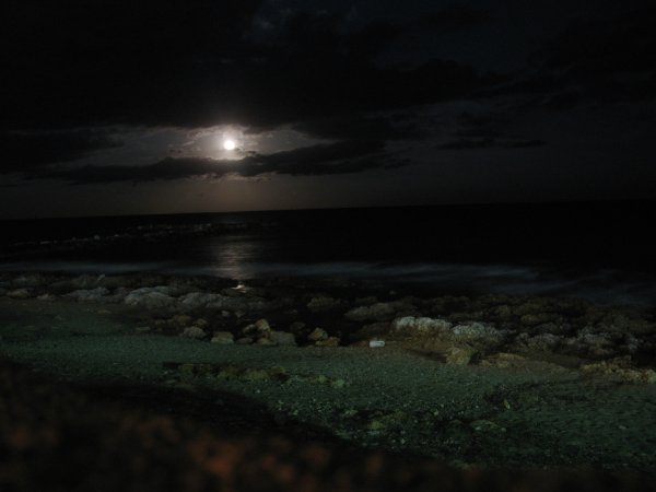 Страшное море ночью