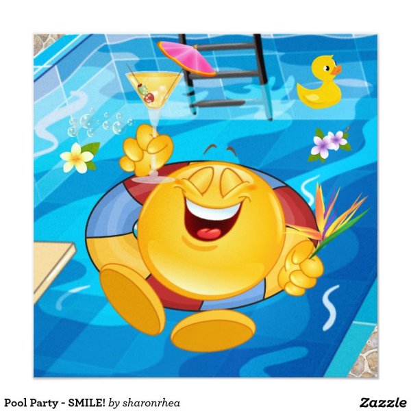 Смайлик загорает