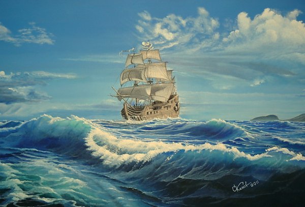 Доусон Монтегю парусник