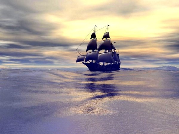 Корабль вдали