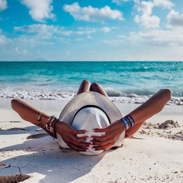 Закат на море