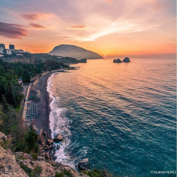 Утро лето жара Крым