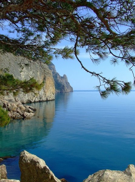 Пляж голубая бездна Джанхот