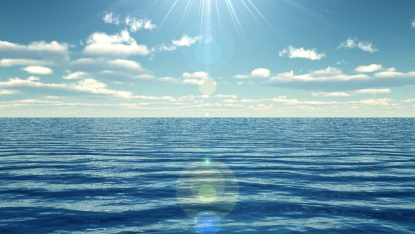 Небо море земля
