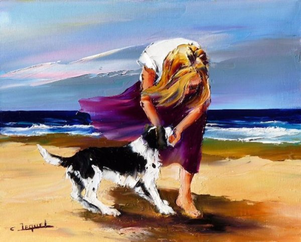 Кристиан Жекель собачка