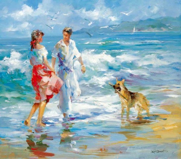 Художник Виллем Хайенраетс море