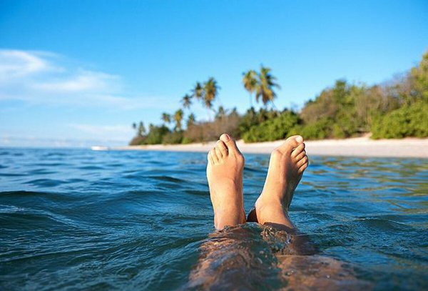 Состояние релакс на море