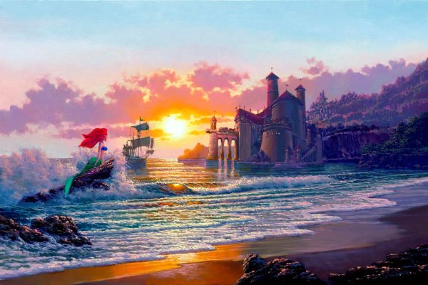 Томас Кинкейд Disney Русалочка