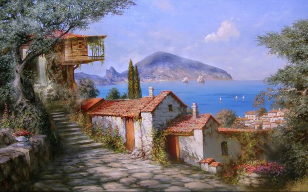 Александр Милюков Крым картины