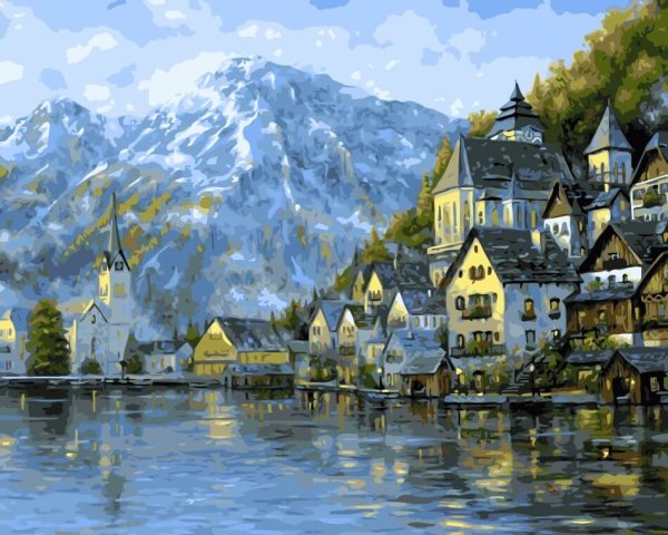 Гальштат Австрия живопись