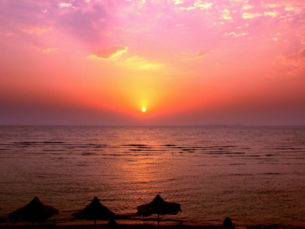 Океан солнце