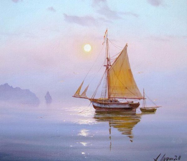 Художник Лузгин Андрей море