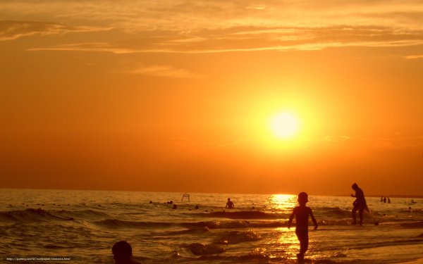 Закат для детей