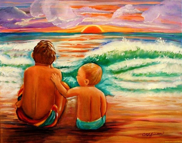 Закат для детей