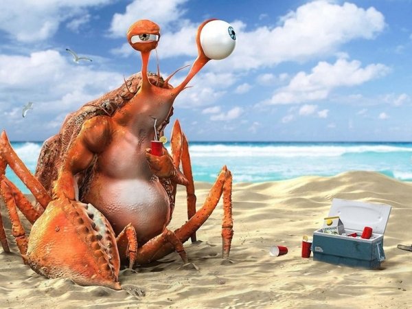 Смешное про море