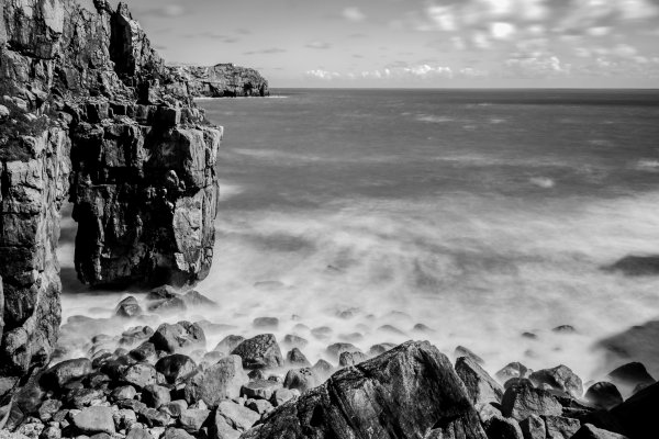 Море чб фото