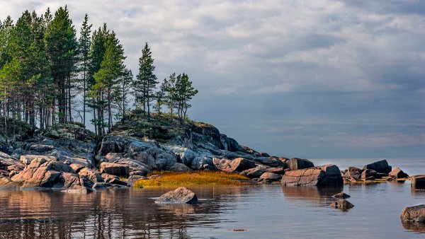 Берег белого моря Карелия